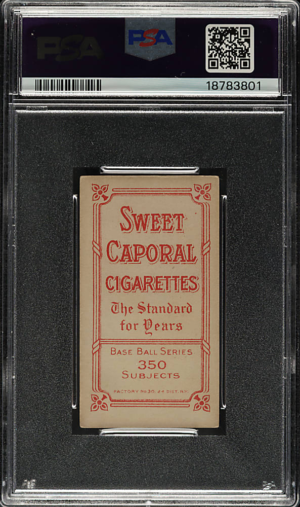 1909-1911 T206 White Border Bill Milligan PSA EX 5