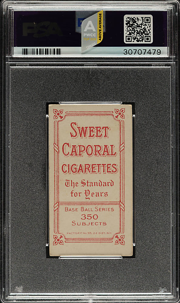 1909-1911 T206 White Border Charlie Hemphill PSA EX 5