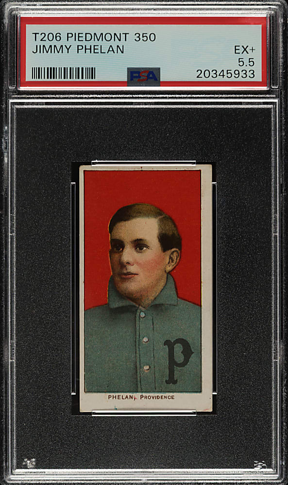 1909-1911 T206 White Border Jimmy Phelan PSA EX+ 5.5