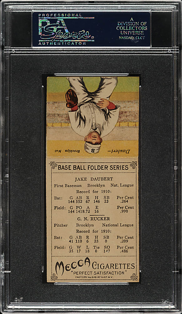 1911 T201 Mecca Double Folder Rucker/Daubert PSA EX 5
