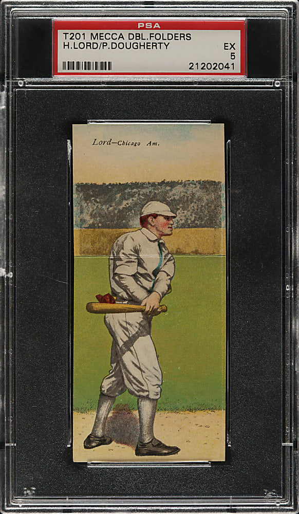 1911 T201 Mecca Double Folder Lord/Dougherty PSA EX 5