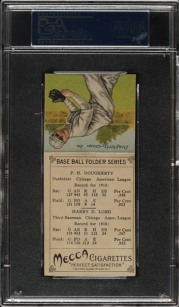 1911 T201 Mecca Double Folder Lord/Dougherty PSA EX 5