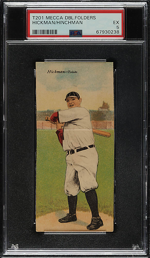 1911 T201 Mecca Double Folder Hickman/Hinchman PSA EX 5