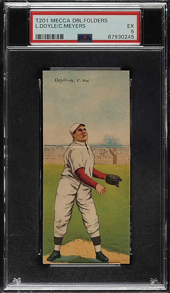 1911 T201 Mecca Double Folder Doyle/Meyers PSA EX 5