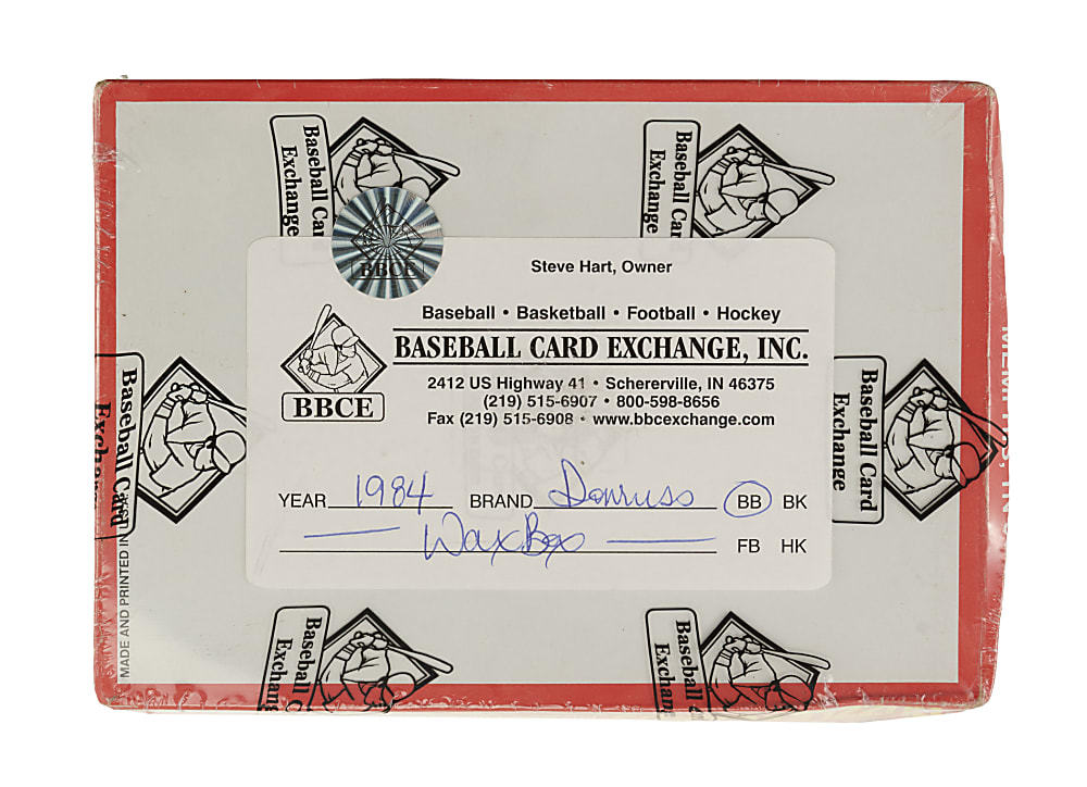 1984 Donruss Unopened Wax Box (36 Packs) - BBCE