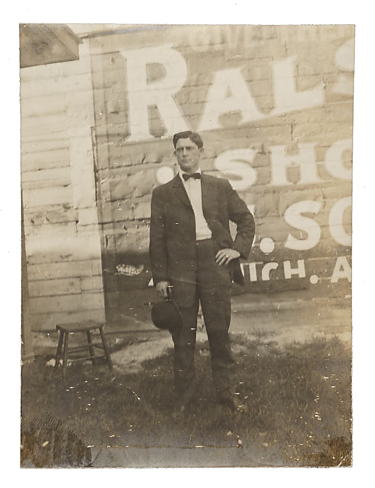 Circa 1910s Ed Walsh Original Snapshot Photograph PSA/DNA Type I