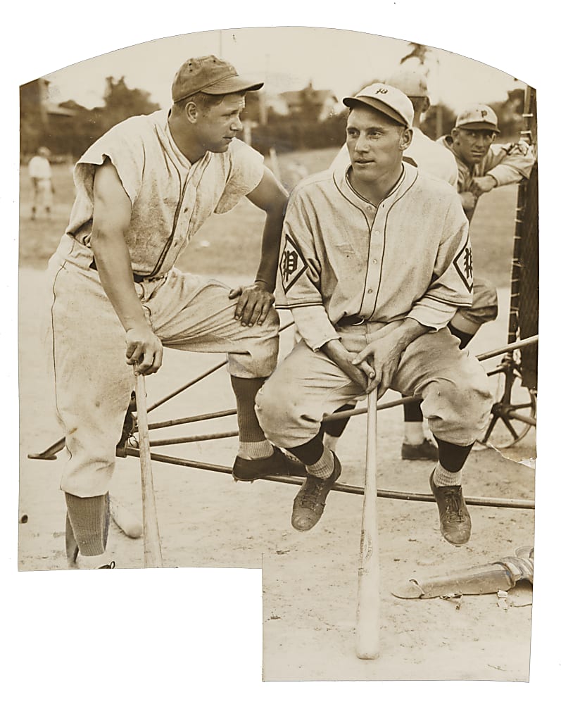 1933 Jimmie Foxx and Chuck Klein Spring Training Original Photograph PSA/DNA Type I