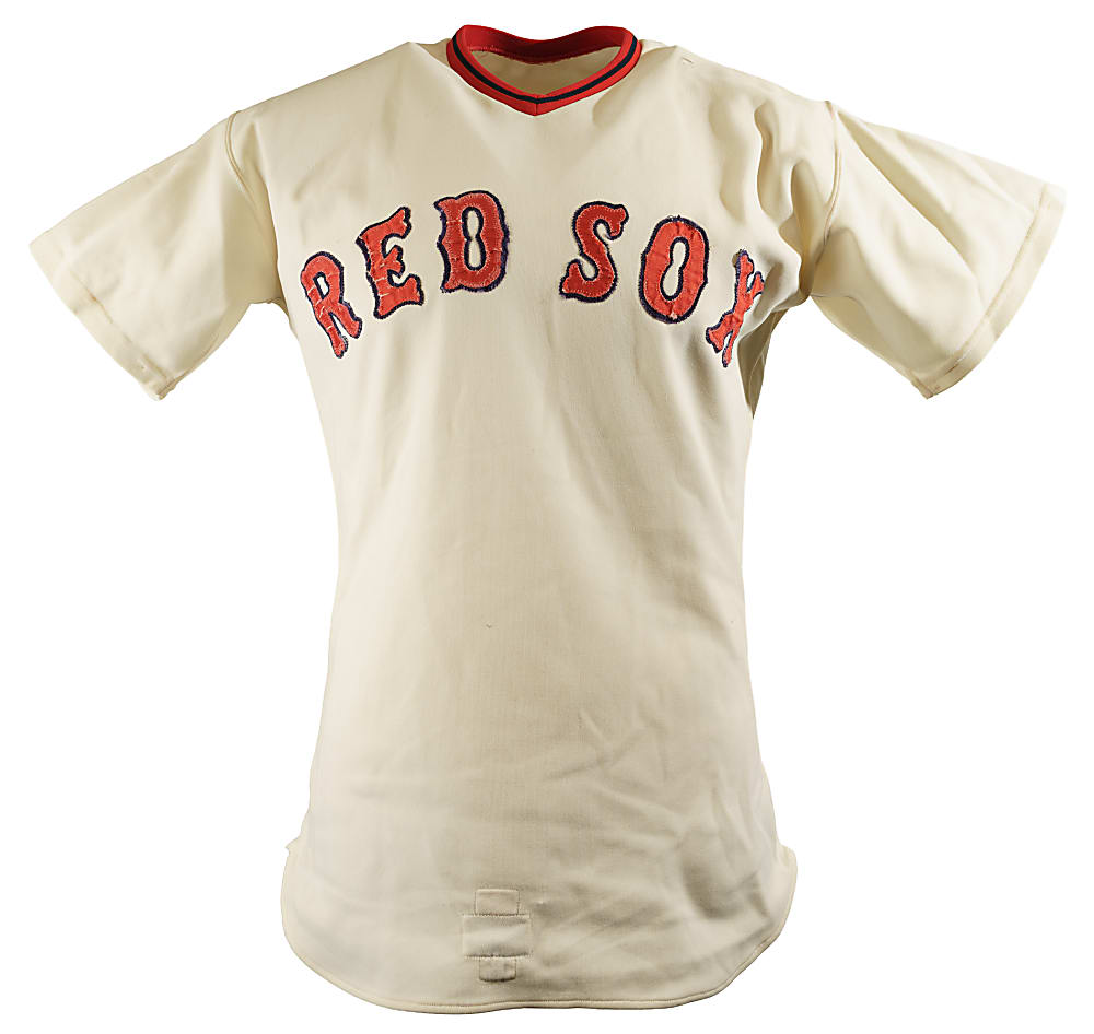 1972 Carl Yastrzemski Boston Red Sox Game-Used Home Jersey MEARS A9