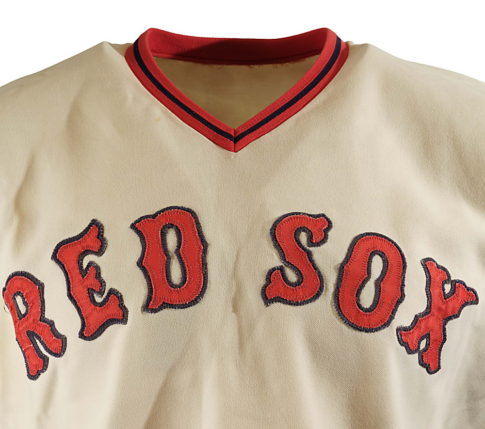 1974 Dwight Evans Boston Red Sox Game-Used Home Jersey MEARS A9