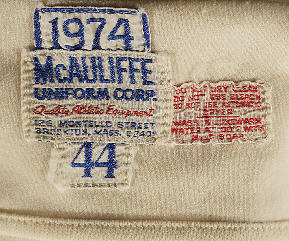 1974 Dwight Evans Boston Red Sox Game-Used Home Jersey MEARS A9