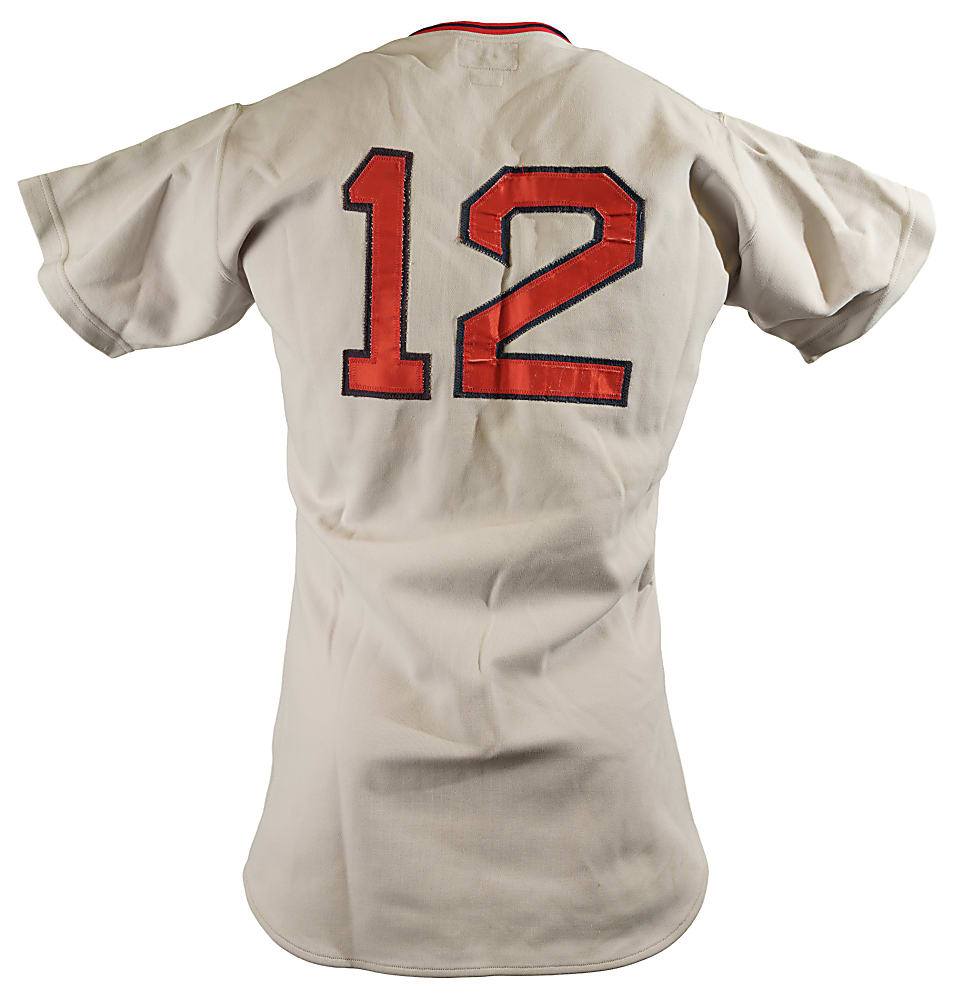 1975 to 1977 Boston Red Sox Game-Used Home and Road Jersey Collection (4) Including Blackwell, Drago, Heise, and Montgomery