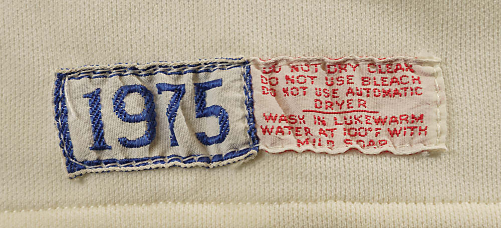 1975 to 1977 Boston Red Sox Game-Used Home and Road Jersey Collection (4) Including Blackwell, Drago, Heise, and Montgomery