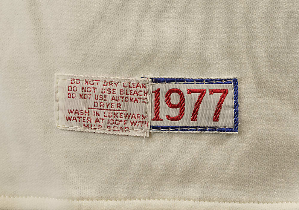 1975 to 1977 Boston Red Sox Game-Used Home and Road Jersey Collection (4) Including Blackwell, Drago, Heise, and Montgomery