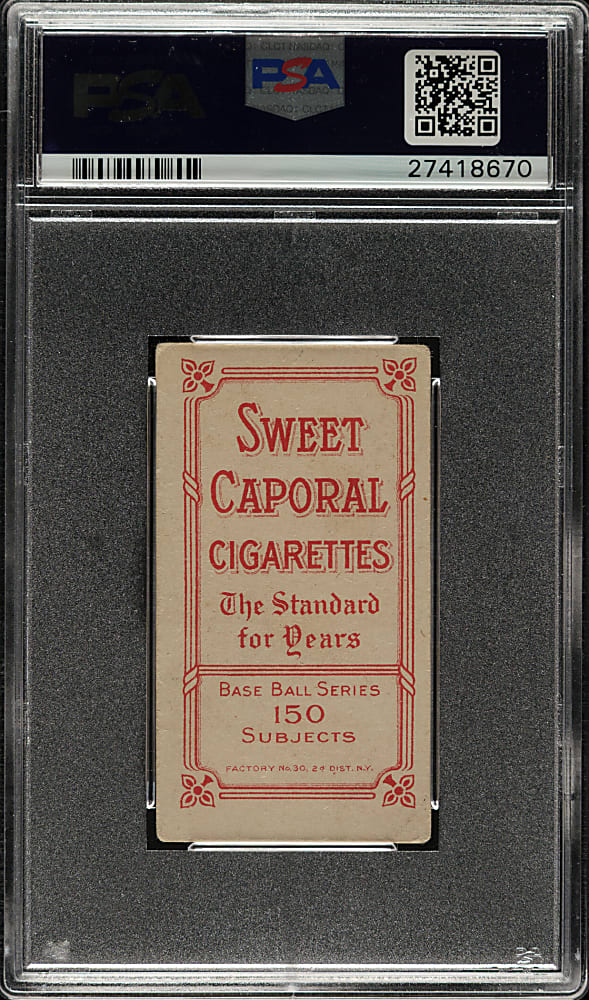1909-1911 T206 White Border Fred Tenney PSA VG-EX 4