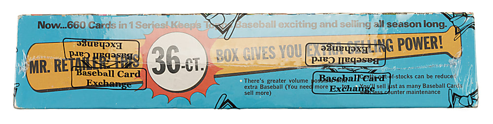 1974 Topps Unopened Wax Box (36 Packs) - BBCE