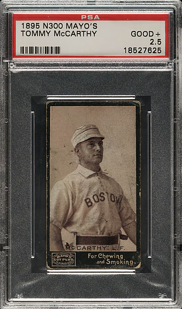 1895 N300 Mayo's Cut Plug Tommy McCarthy PSA GOOD+ 2.5