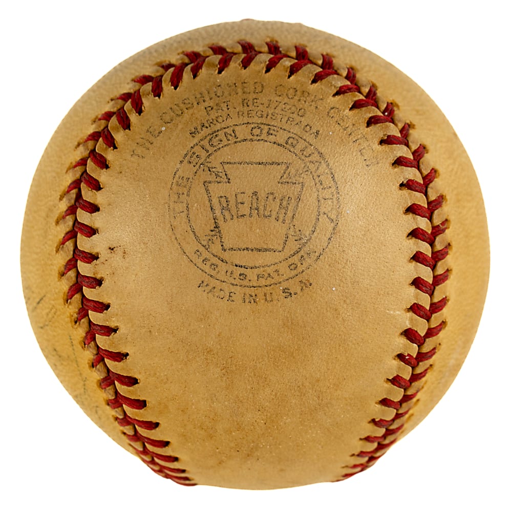 1943-1944 New York Yankees World Champions Team-Signed Baseball - JSA