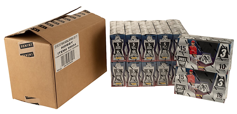 2021 Panini Mosaic Original Hobby Case (12 Factory-Sealed Boxes)