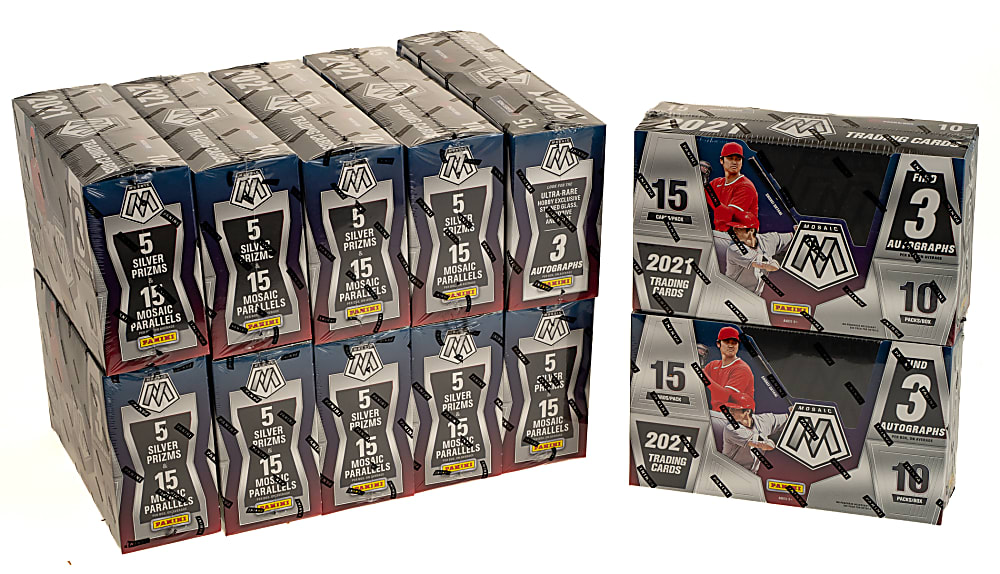 2021 Panini Mosaic Original Hobby Case (12 Factory-Sealed Boxes)
