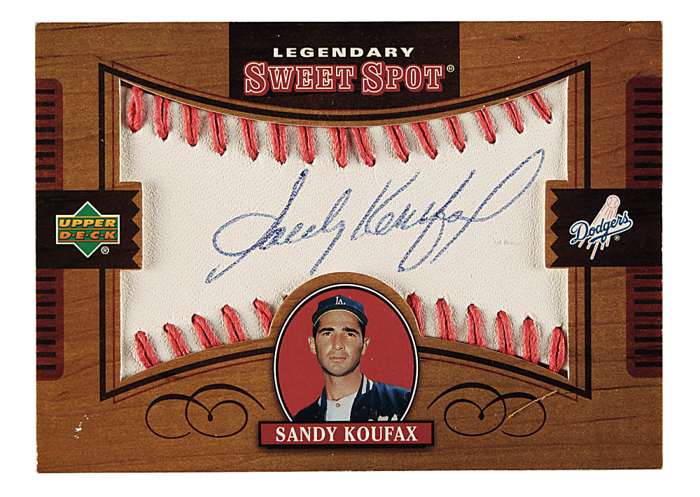 2002 Upper Deck Legendary Sweet Spot #L-SK Sandy Koufax