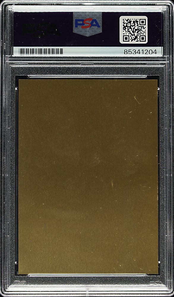 Signed 1981-1989 Official Hall of Fame Metallic Plaques Hank Greenberg - PSA/DNA