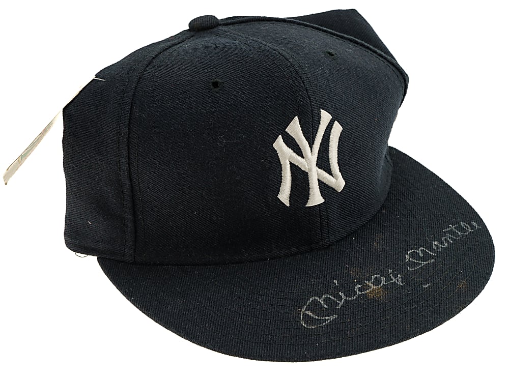 Mickey Mantle Signed New York Yankees Cap - JSA