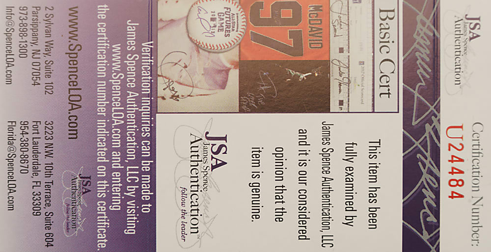 Cal Ripken Jr. Signed Glove - JSA