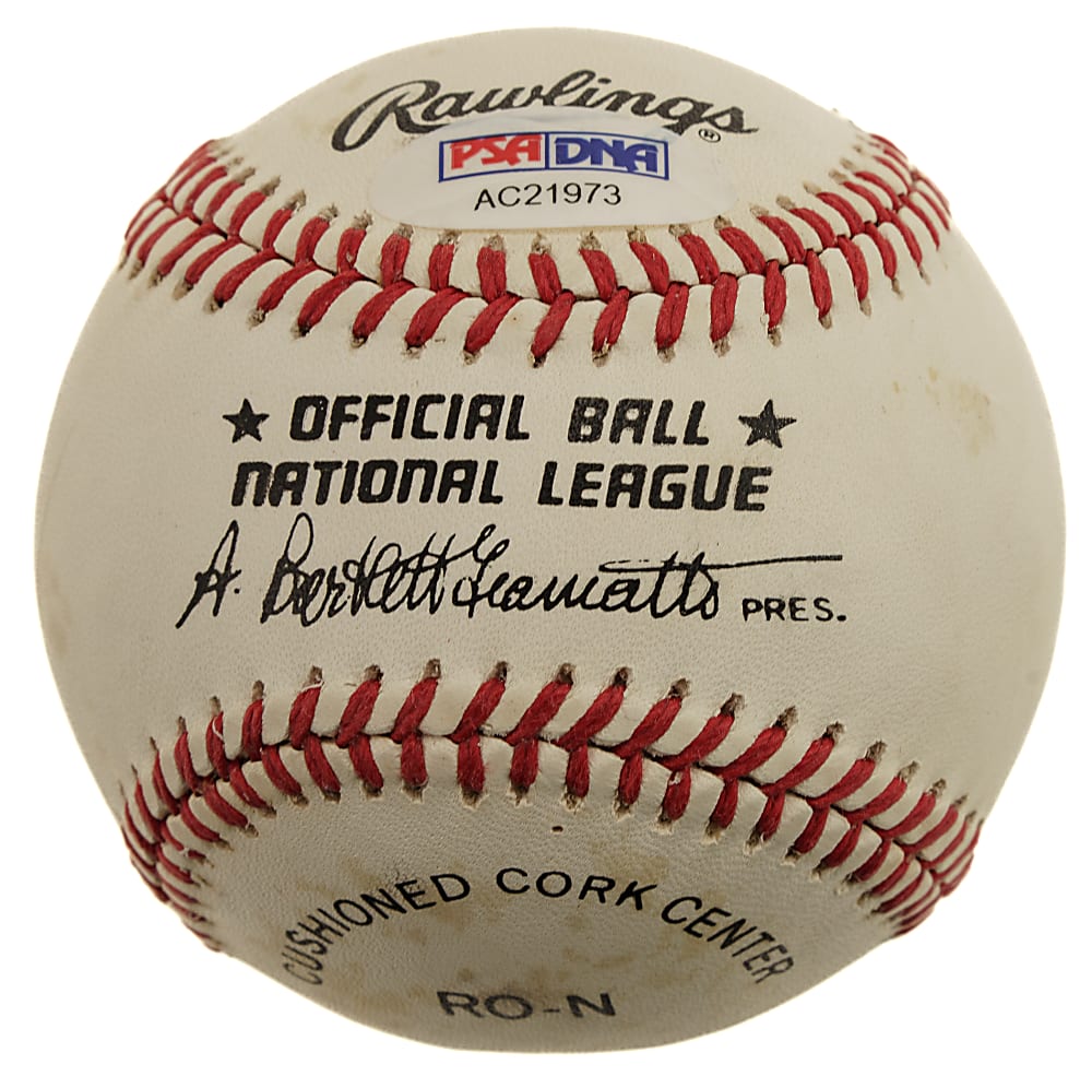 Hank Aaron Single-Signed Baseball - PSA/DNA
