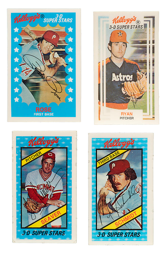 1980 to 1983 Kellogg's Complete Set Trio (3 Sets, 184 Cards)