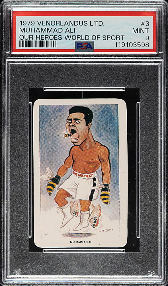 1979 Venorlandus Boxing #3 Muhammad Ali PSA MINT 9