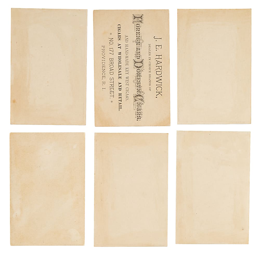 1882 Queen of Hearts Cigar Trade Card Collection (10) Including Four SGC-Graded Cards