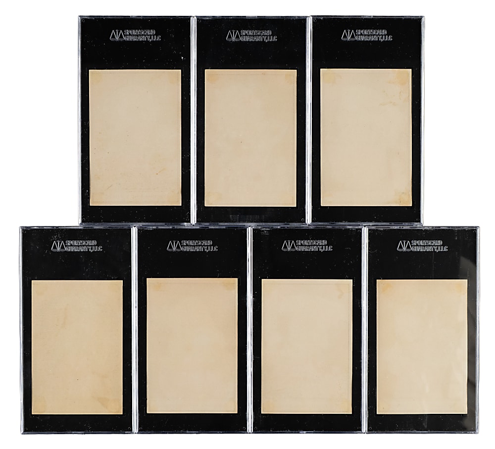 Circa 1880s Tobin Lithographs SGC-Graded Collection (7)