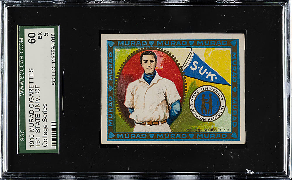 1909-1910 T51 Murad "College Series" State University of Kentucky SGC EX 60