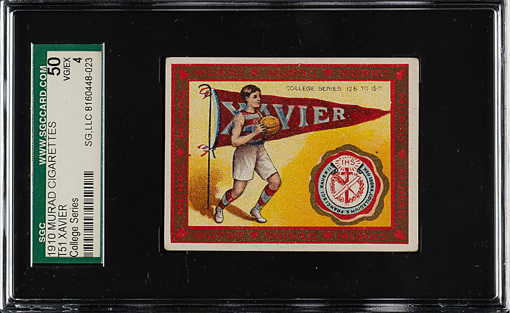 1909-1910 T51 Murad "College Series" Xavier College SGC VG/EX 50