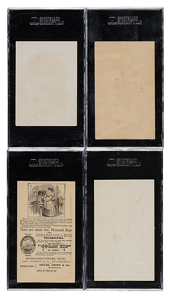 Circa 1880s Trade Card SGC-Graded Collection (11)