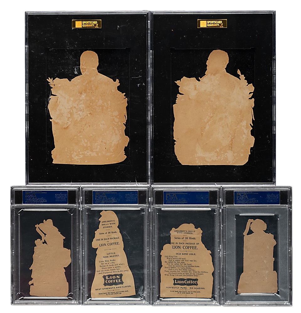 Circa 1890s Y96, K32, and K31 Scrap Pictures and Lions Coffee PSA- and SGC-Graded Collection (11)