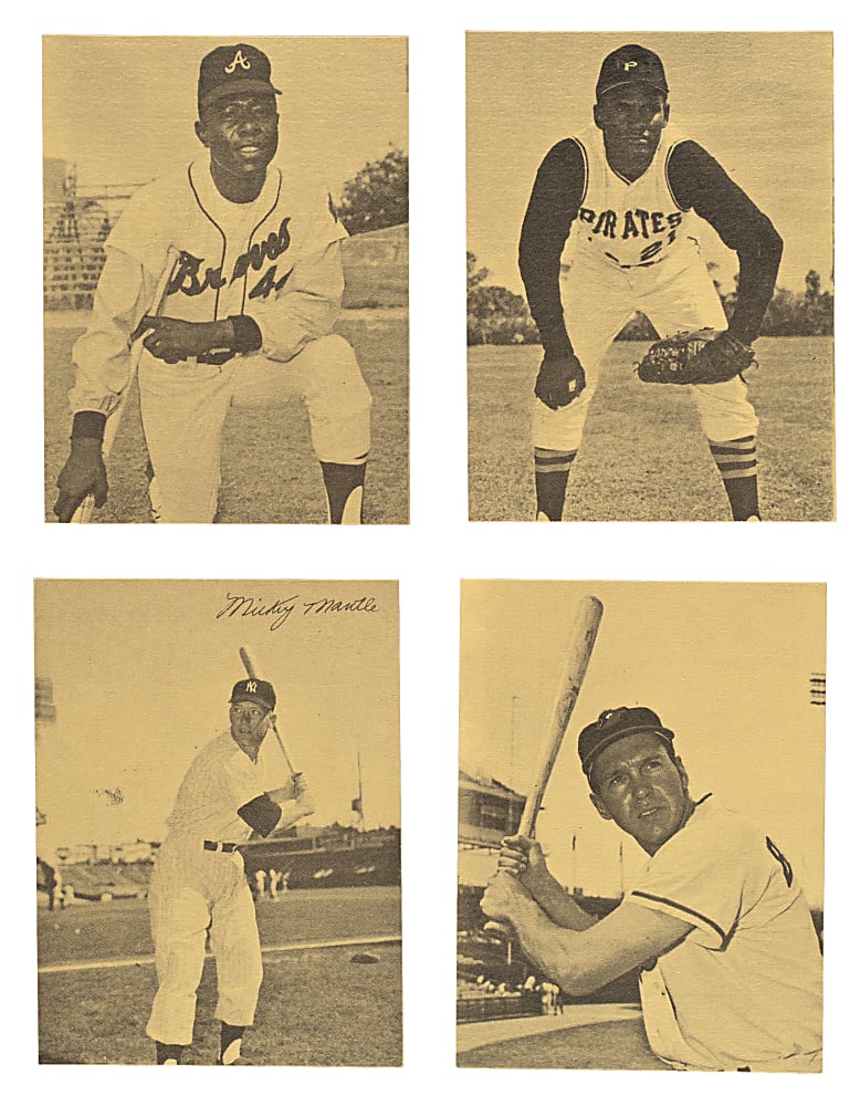 1977 Sertoma Stars Complete Set (24) Including Mickey Mantle