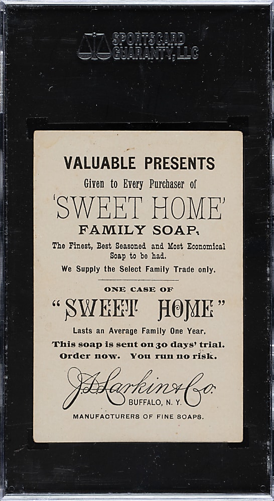 1885 H603 J. D. Larkin & Co. Presidents George Washington SGC VG+ 45