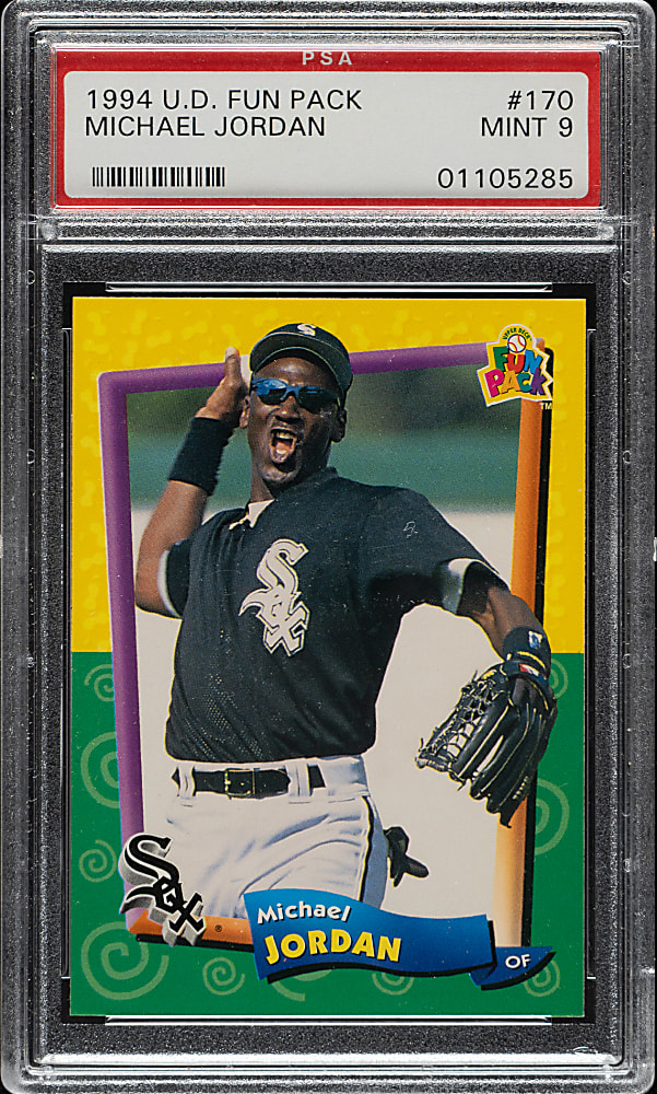 1994 Upper Deck Fun Pack #170 Michael Jordan PSA MINT 9