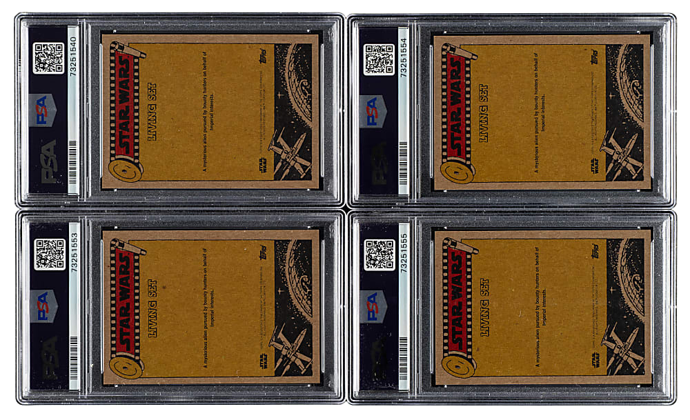 2019 Topps Star Wars Living #58 The Child PSA GEM MINT 10 Collection (4)