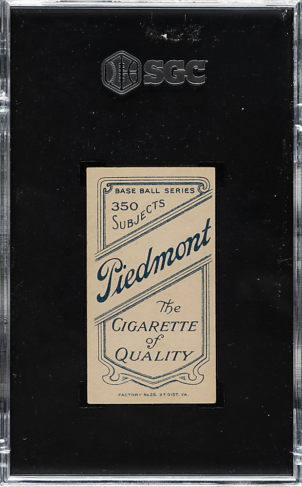 1909-1911 T206 White Border George Stovall Portrait SGC EX 5