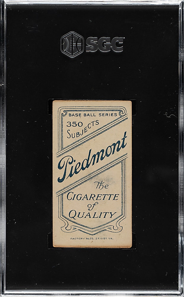 1909-1911 T206 White Border Clyde Milan SGC EX 5