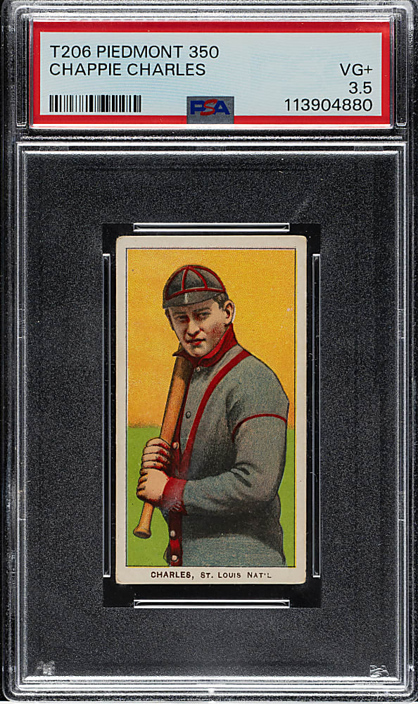 1909-1911 T206 White Border Chappie Charles PSA VG+ 3.5