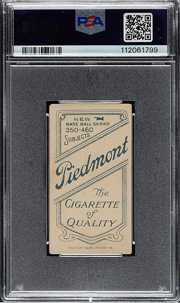 1909-1911 T206 White Border Cy Seymour Portrait PSA VG 3