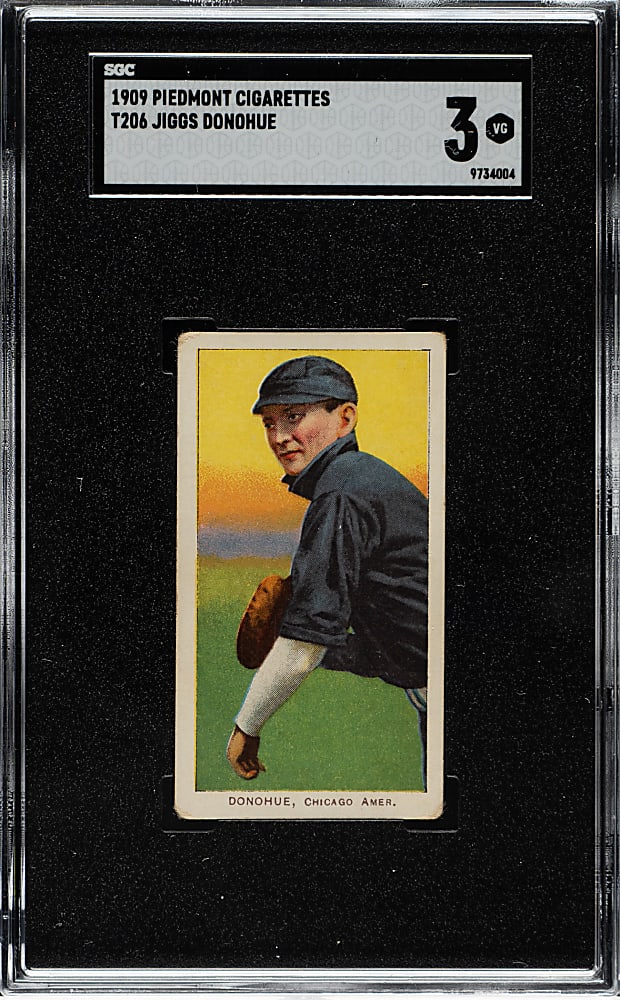 1909-1911 T206 White Border Jiggs Donohue SGC VG 3