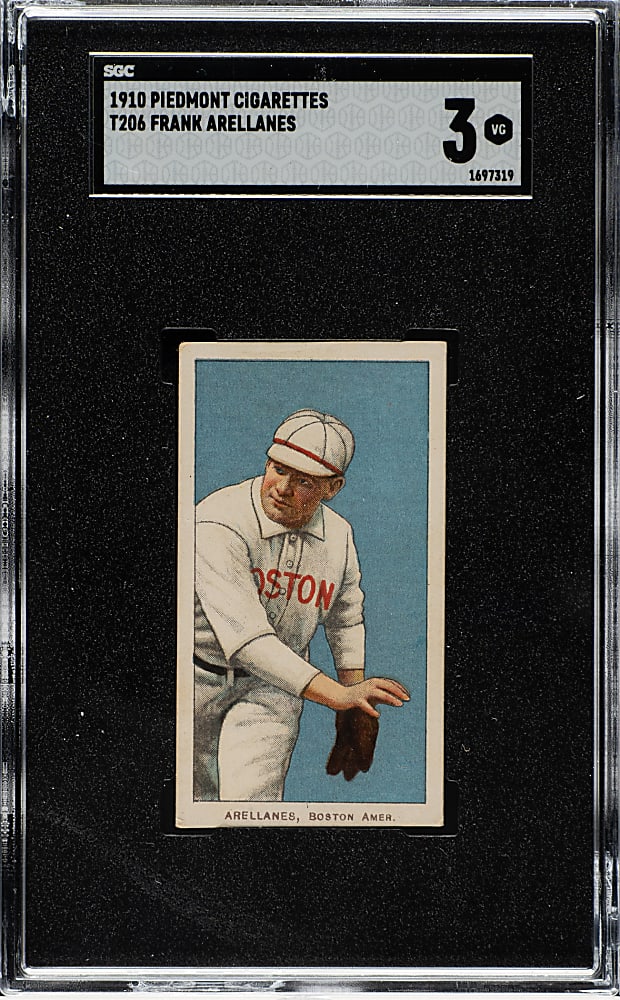 1909-1911 T206 White Border Frank Arellanes SGC VG 3