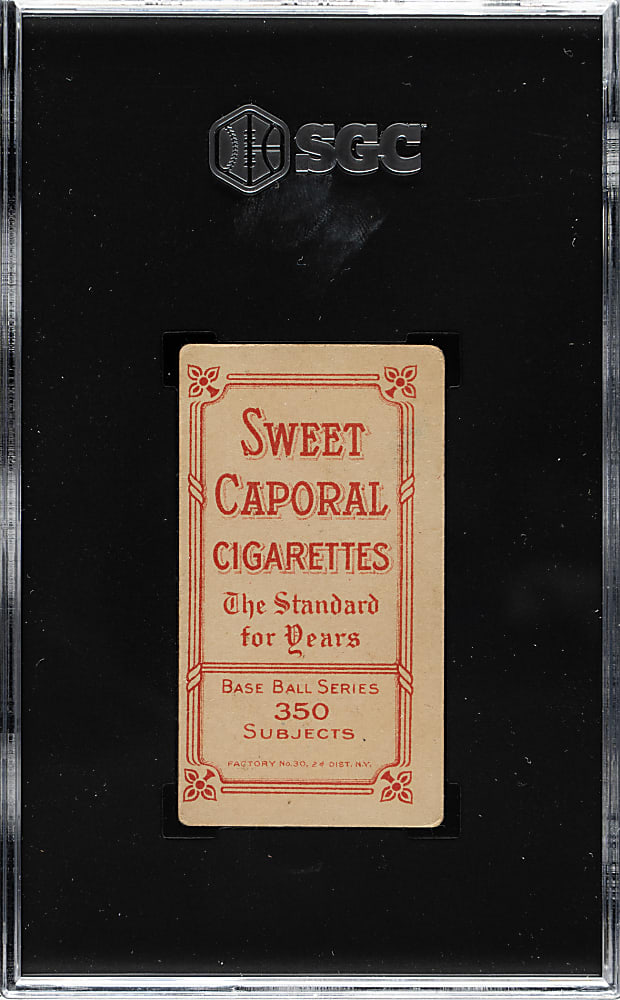 1909-1911 T206 White Border Jap Barbeau SGC VG 3