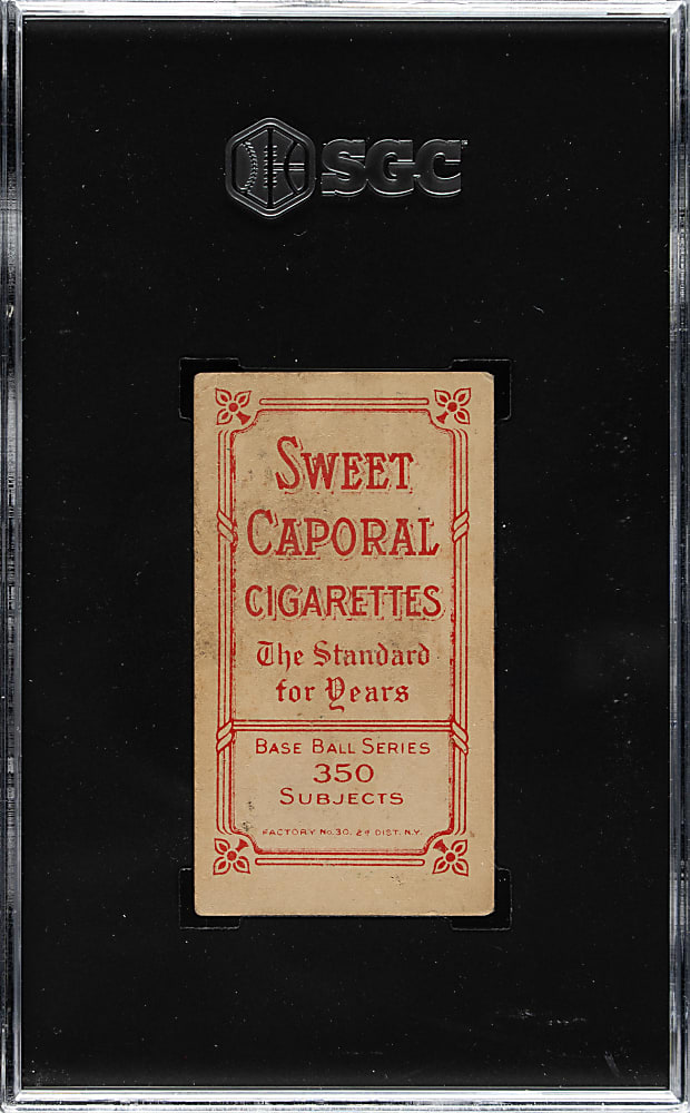 1909-1911 T206 White Border Jack Dunn SGC VG 3