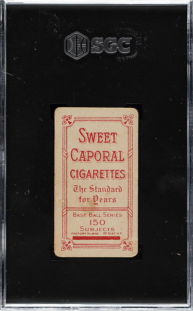 1909-1911 T206 White Border Kaiser Wilhelm Hands At Chest SGC GOOD+ 2.5