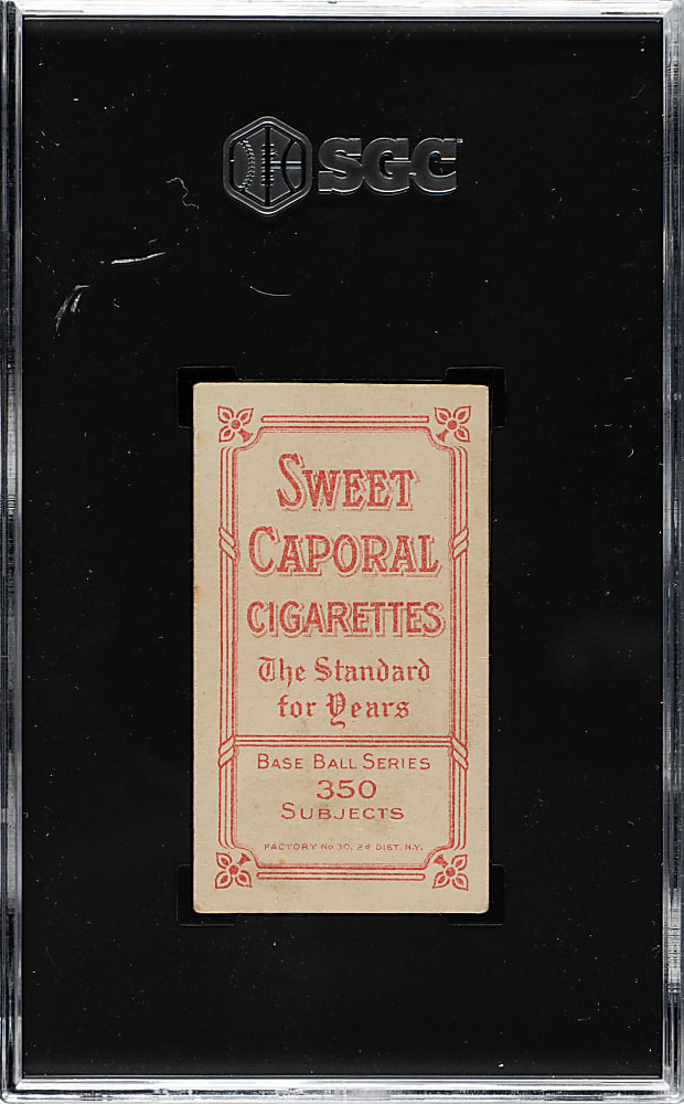 1909-1911 T206 White Border Lena Blackburne SGC GOOD+ 2.5